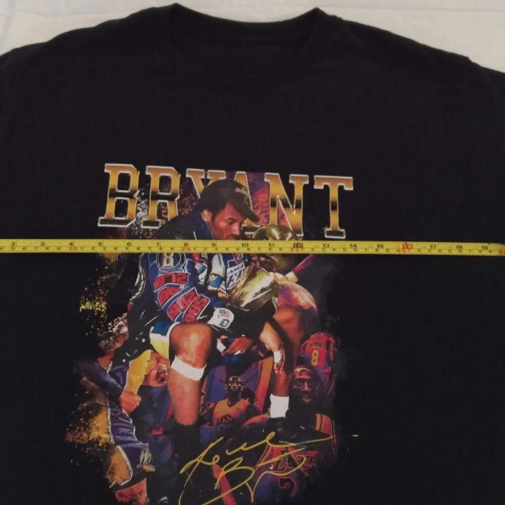 Kobe Bryant Championship Trophy Black Graphic T-shirt